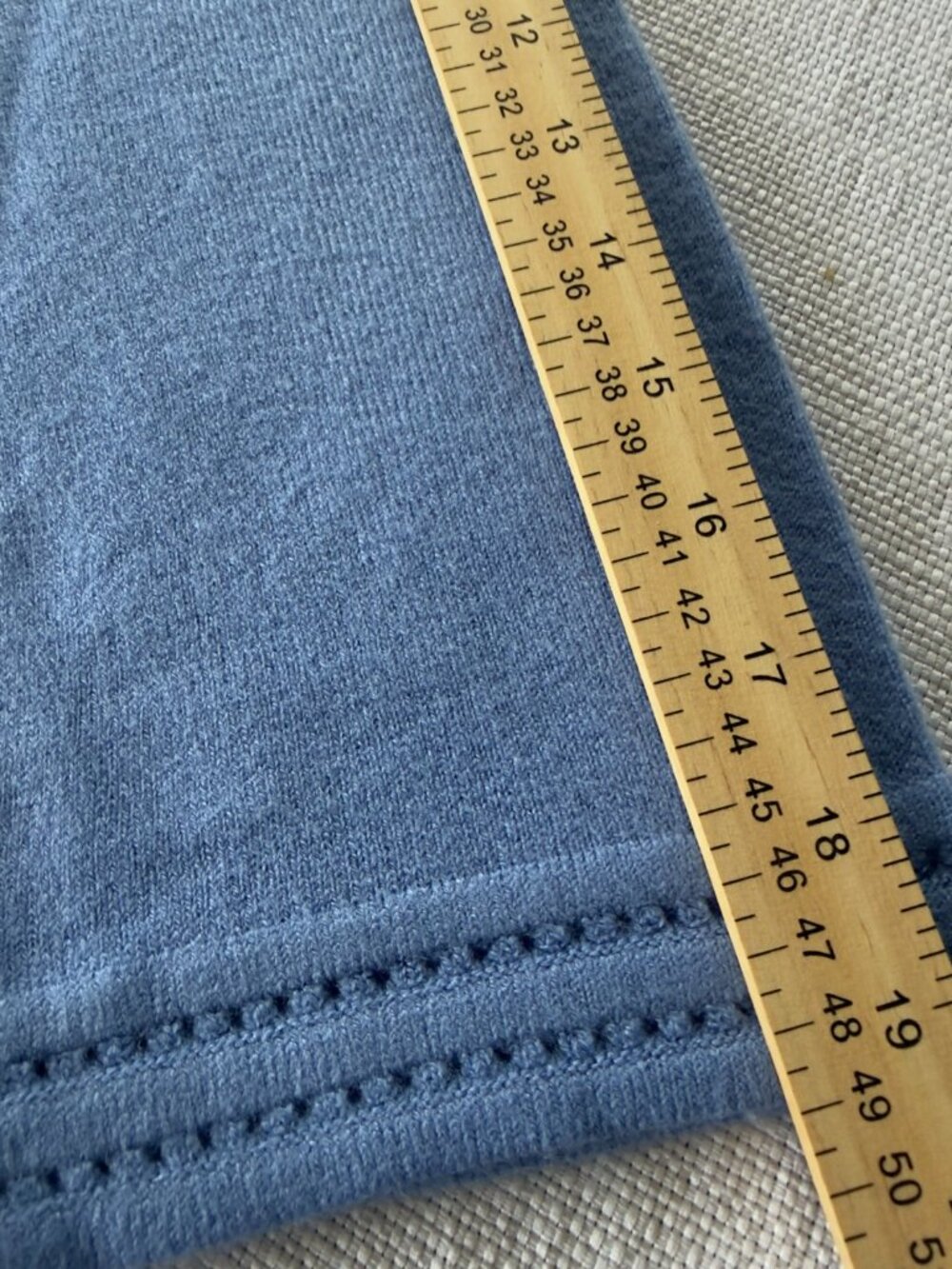 Croft Barrow NWT Blue Henley Long Sleeve Top Button Placket Women's Size L Kohls - Picture 10 of 14